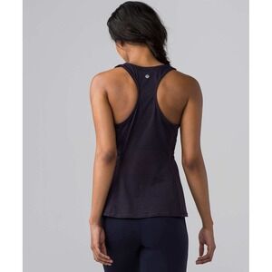 Lululemon Women's Goal Crusher Stripe Racerback Running Tank Boysenberry 6
